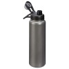 Amazon Basics Stainless Steel Insulated Water Bottle with Spout Lid, (890 ml, Grey)