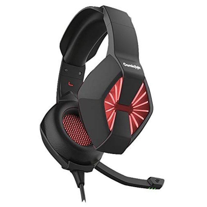 Cosmic Byte Spider Gaming Headphone with Microphone (Red)