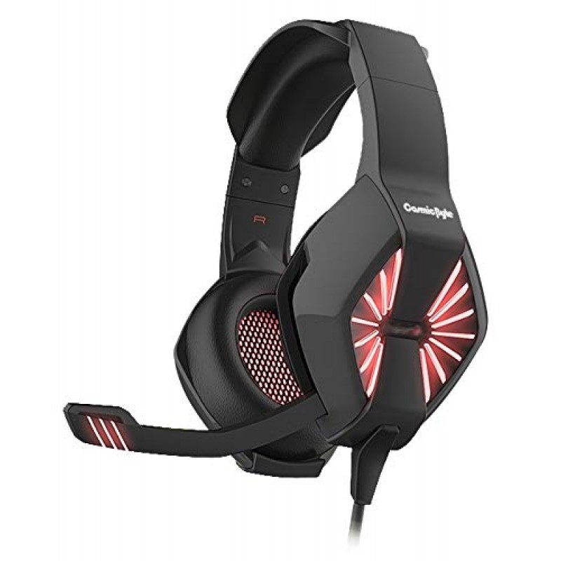 Cosmic Byte Spider Gaming Headphone with Microphone (Red)