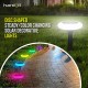 Airtree Solar Decorative Lights for Home Garden Outdoor Disk Shaped Waterproof LED Decoration Festival Lamp, Multi Color (Pack of 1)