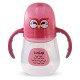 LuvLap Wise Owl Sipper, Soft Silicone spout, Anti-Spill, Colour, 210ml, 6m+ (Pink)