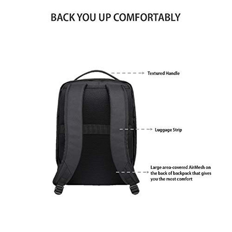 Asus ROG BP1501 39.62 cm (15.6-inch) Gaming Laptop Backpack (Black)