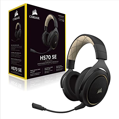 Corsair HS70 Pro Wireless SE Gaming Headset, Cream (CA-9011210-AP) Corsair HS70 Pro Wireless SE Gaming Headset, Cream (CA-9011210-AP)