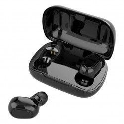 Airtree TWS L21 Wireless Earphones Bluetooth 5.0,Bass Sound Built-in Microphone (Black)