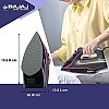 Bajaj MX-35N 2000W Steam Iron With Steam Burst, Anti-Drip And Anti-Scale Technology Black And Pink