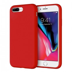 apple  leather case  Cover Case for Apple iPhone 7 Plus / 8 Plus (Red)