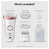 Braun Silk-epil 9 9-720, Epilator for women,Cordless Wet  Dry Epilation for long lasting hair removal smooth skin