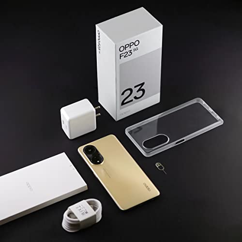 OPPO F23 5G (Bold Gold, 8GB RAM, 256GB Storage) Refurbished