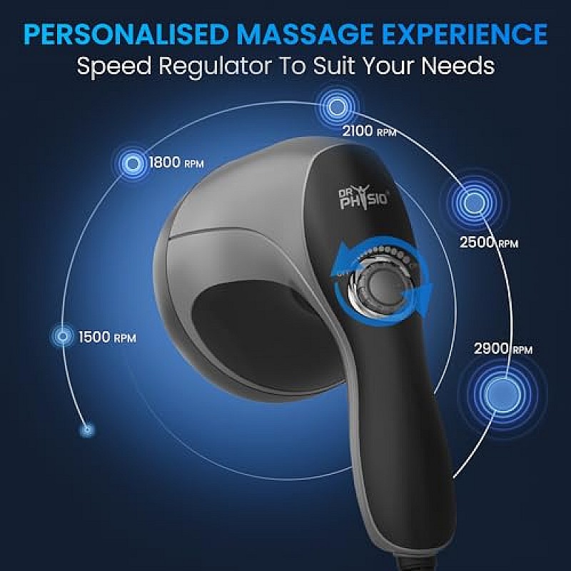 Dr Physio (USA) Electric Full Body Massager Machine for Pain Relief of Back, Leg and Foot 1021 