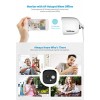 Srihome SH029 3MP Ultra HD 1296p Wireless WiFi Waterproof Indoor/Outdoor CCTV IP Security Camera - White