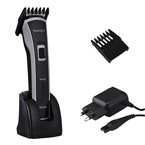 Kubra KB-6166 Fully Washable with Charging Dock Beard Trimmer for Men, (Black) Kubra KB-6166 Fully Washable with Charging Dock Beard Trimmer for Men, (Black)