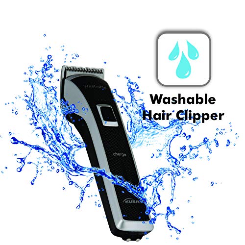 Kubra KB-6166 Fully Washable with Charging Dock Beard Trimmer for Men, (Black) Kubra KB-6166 Fully Washable with Charging Dock Beard Trimmer for Men, (Black)