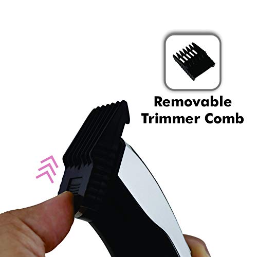 Kubra KB-6166 Fully Washable with Charging Dock Beard Trimmer for Men, (Black) Kubra KB-6166 Fully Washable with Charging Dock Beard Trimmer for Men, (Black)