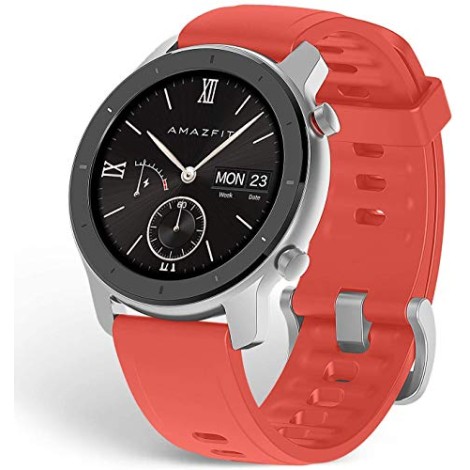 Amazfit Huami GTR Coral Red Smartwatch (42mm) Amazfit Huami GTR Coral Red Smartwatch (42mm)