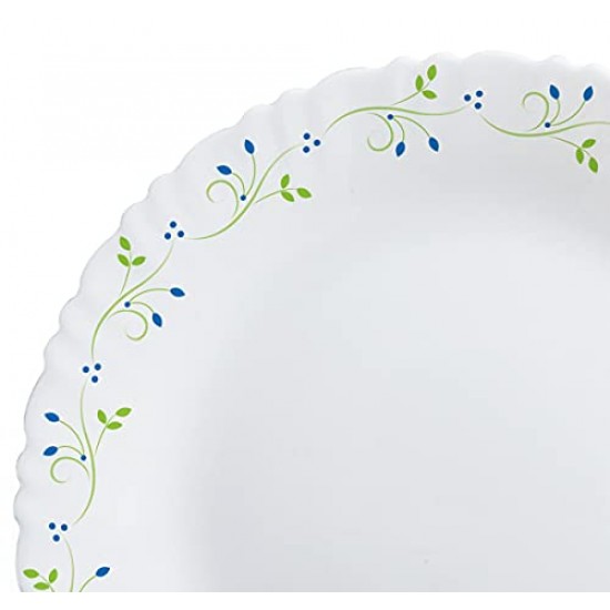 Cello Tropical Lagoon Dazzle Series Opalware Dinner Set, 35 Units Opal Glass Dinner Set for 6