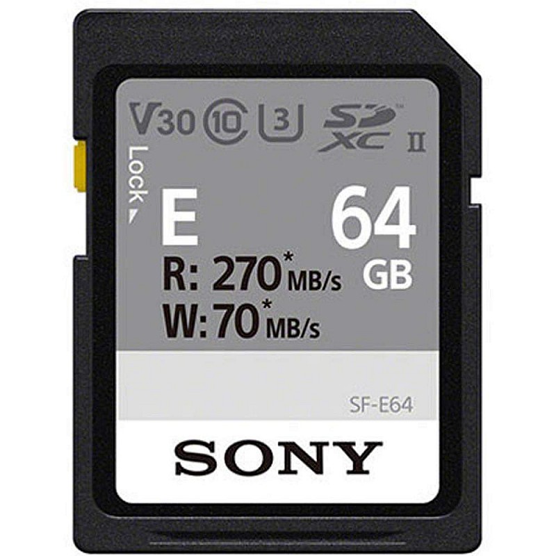 Sony SF-E64 Hi- Speed Memory Card