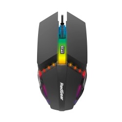 Redgear A-10 Wired Gaming Mouse with RGB LED, Lightweight and Durable Design