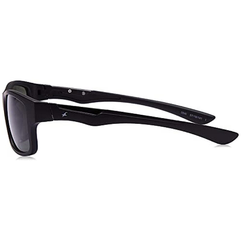 Fastrack Men's 100% UV protected Green Lens Square Sunglasses