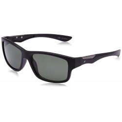 Fastrack Men's 100% UV protected Green Lens Square Sunglasses