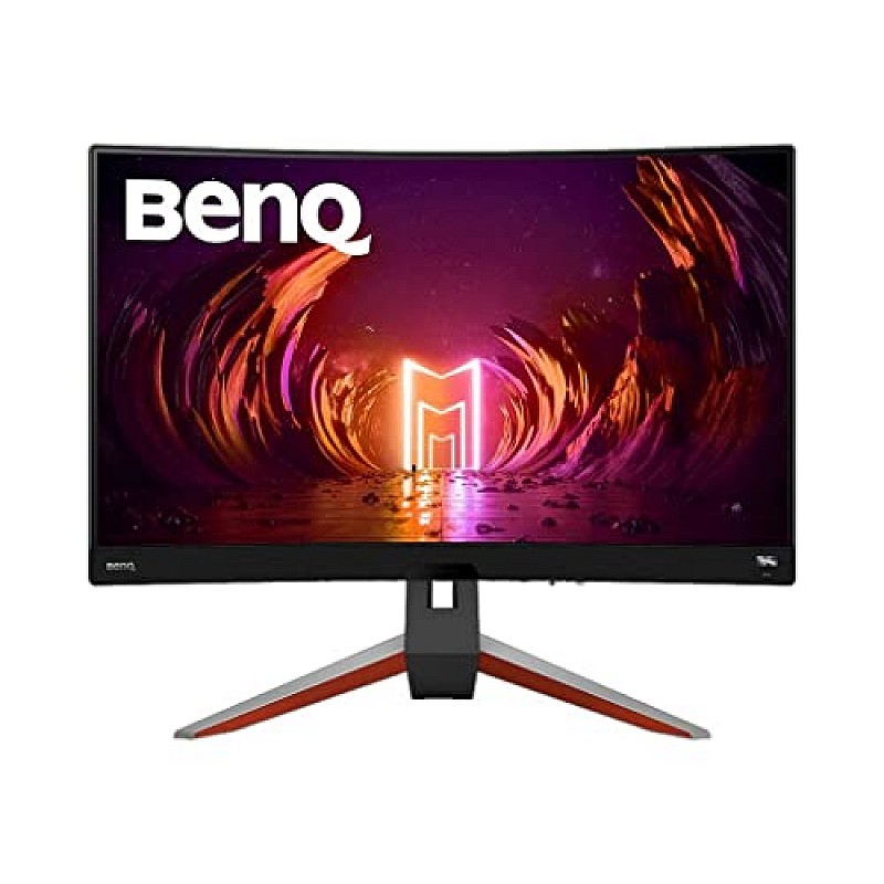 BenQ MOBIUZ EX2710R QHD 27 Inch VESA Display HDR 400 IPS Curved Gaming Monitor with Remote (Metallic Grey)