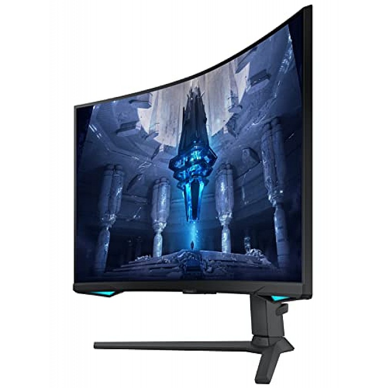 Samsung 27-inches 2560 X 1440 (WQHD) Pixels Odyssey 1000R Curved Monitor QLC27G55TQWWXXL Black