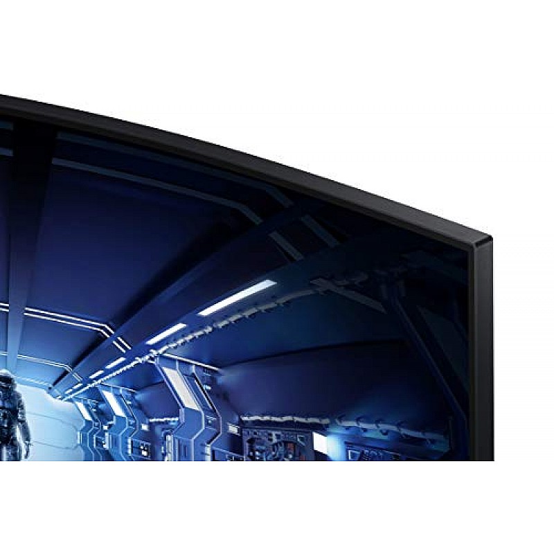 Samsung 27-inches 2560 X 1440 (WQHD) Pixels Odyssey 1000R Curved Monitor QLC27G55TQWWXXL Black