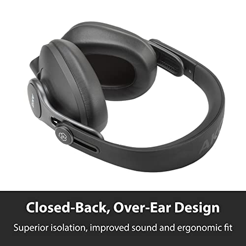 AKG K371BT Bluetooth Wireless Over Ear Headphones with Mic (Metallic) AKG K371BT Bluetooth Wireless Over Ear Headphones with Mic (Metallic)