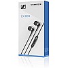 Sennheiser CX 80S in-Ear Wired Headphones with in-line One-Button Smart Remote with Microphone Black