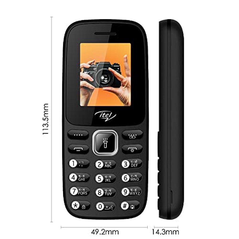 itel Ace2 Cam it2171 Elegant Black