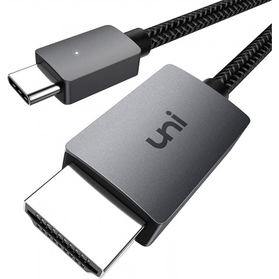 uni USB C to HDMI Cable, [4K, High-Speed] USB Type C to HDMI Cable for Home Office-6FT