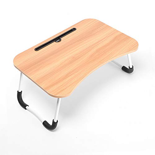 Tarkan Stud Foldable Wooden Finish Mini Desk for Couch, Sofa Bed, Study Tray Table Stand for Writing (Beige) Tarkan Stud Foldable Wooden Finish Mini Desk for Couch, Sofa Bed, Study Tray Table Stand for Writing (Beige)