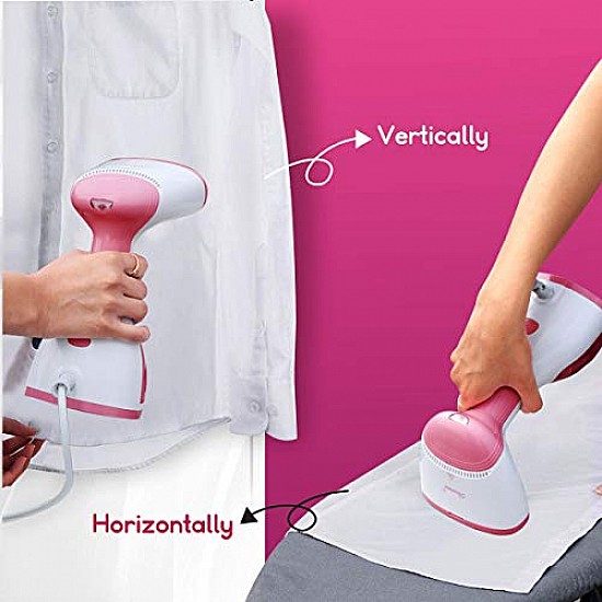 INALSA Garment Steamer for Clothes, Steam Iron Press Vertical Horizontal Steaming 1200 Watt, 260 ml Water tank