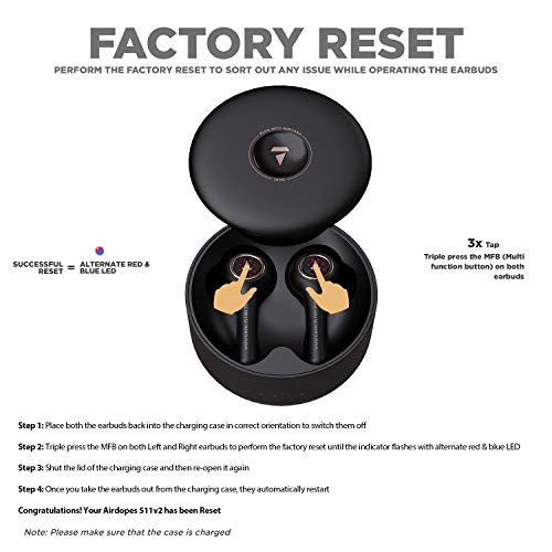 Boat Airdopes 511V2 TWS Ear-Buds with IWP Technology, (Active Black) Boat Airdopes 511V2 TWS Ear-Buds with IWP Technology, (Active Black)