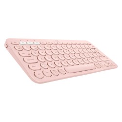 Logitech K380 Wireless Multi-Device Bluetooth Keyboard (Rose)