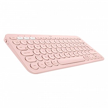 Logitech K380 Wireless Multi-Device Bluetooth Keyboard (Rose)