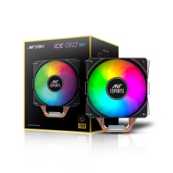 Ant Esports ICE-C612 V2 ARGB CPU Cooler, Support Intel 
