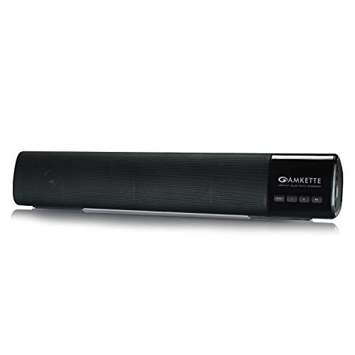 Amkette Boomer Compact 10 W Bluetooth Soundbar black Stereo Channel Amkette Boomer Compact 10 W Bluetooth Soundbar black Stereo Channel