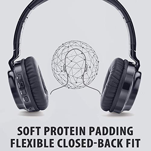 Zinq Technologies Erupt ZQHP-4155 Bluetooth Wireless On Ear Headphones with mic Mate Black Zinq Technologies Erupt ZQHP-4155 Bluetooth Wireless On Ear Headphones with mic Mate Black