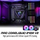 MSI MAG Core Liquid 240R V2 - AIO RGB CPU Liquid Cooler- Rotating Cap Design- 240mm Radiator
