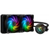 MSI MAG Core Liquid 240R V2 - AIO RGB CPU Liquid Cooler- Rotating Cap Design- 240mm Radiator