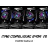 MSI MAG Core Liquid 240R V2 - AIO RGB CPU Liquid Cooler- Rotating Cap Design- 240mm Radiator