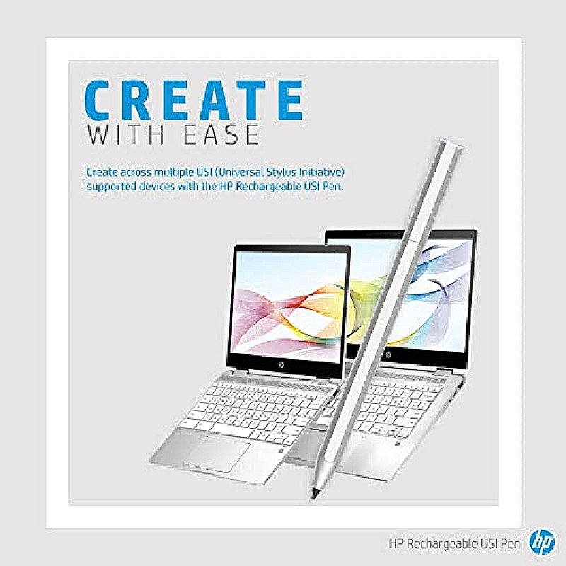 HP Rechargable USI Pen for Inking Enabled HP USI Chromebook and USI Supported Devices (8NN78AA)