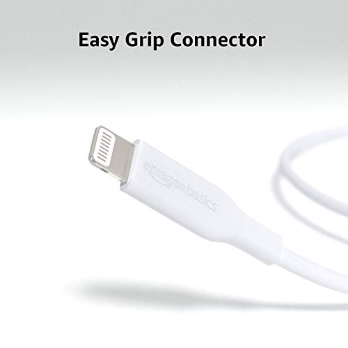 Amazon Basics Mfi Certified Usb-C To Lightning Cable Cord For Smartphone (1-Ft, White) Amazon Basics Mfi Certified Usb-C To Lightning Cable Cord For Smartphone (1-Ft, White)