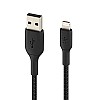 Belkin Apple Certified Braided Lightning to USB-A Charge 3.3 Feet (1 Meter) - Black