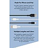 Belkin Apple Certified Braided Lightning to USB-A Charge 3.3 Feet (1 Meter) - Black