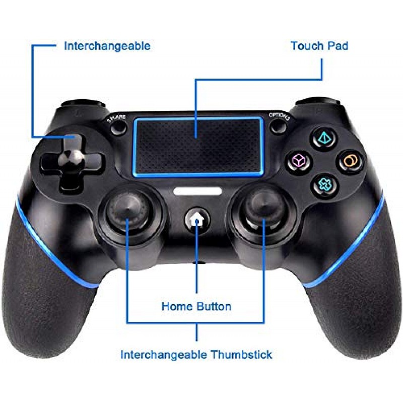 New world for PS4 Wireless Controller for PS4 Wireless Gamepad Joystick Controller for PS4 Play station Blue