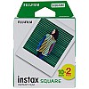 Fujifilm Instax Square 10 Exposures Instant Film (White)