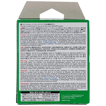 Fujifilm Instax Square 10 Exposures Instant Film (White) Fujifilm Instax Square 10 Exposures Instant Film (White)
