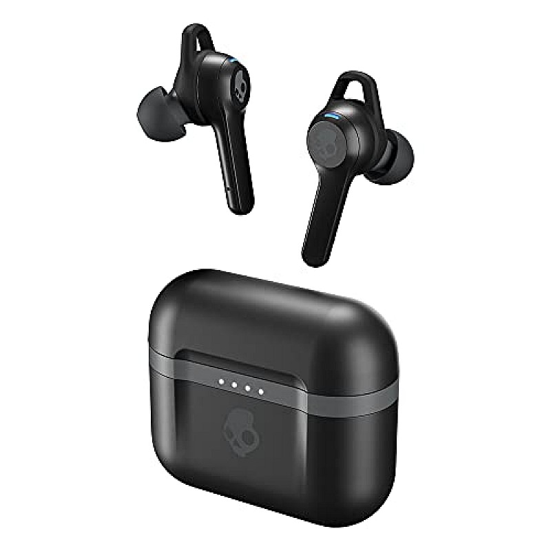 Skullcandy Indy Evo Truly Wireless Bluetooth in Ear Earbuds with Mic (Black)