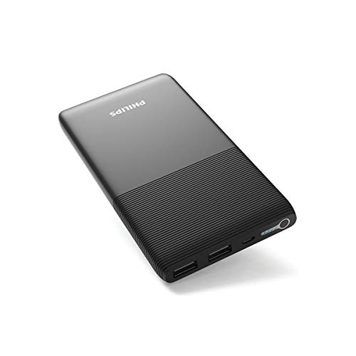 Philips 10000 mAh Power Bank (DLP9001NB, DLP9001NB) (Black, Lithium Polymer) Philips 10000 mAh Power Bank (DLP9001NB, DLP9001NB) (Black, Lithium Polymer)